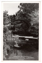 Load image into Gallery viewer, Oriental Tea Garden, Golden Gate Park, San Francisco, USA - Vintage Original Postcard # 1384 - New - 1940's
