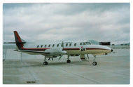Air Virginia - Airplane - Swearingen Metro III, USA Vintage Original Postcard # 1399 - 1990's