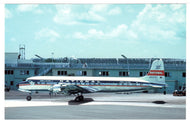 National Airlines - Airplane - Douglas DC-7, St. Petersburg, Florida, USA Vintage Original Postcard # 1400 - 1990's