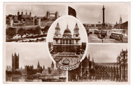 Greetings from London, England Vintage Original Postcard # 1411 - Post Marked November 13, 1934 - G