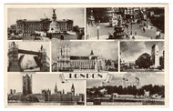 Greetings from London, England Vintage Original Postcard # 1412 - Post Marked June 25, 1955 - G