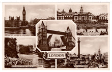 Load image into Gallery viewer, Greetings from London, England Vintage Original Postcard # 1413 - New - Early 1900's - VG
