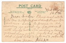 Load image into Gallery viewer, Greetings from London, England Vintage Original Postcard # 1415 - August 15, 1917 - G

