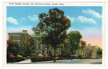 Load image into Gallery viewer, State Normal School and Training School, Salem, Massachusetts, USA - School - Vintage Original Postcard # 1428 - New - 1940's VG
