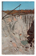 Rock of Ages Granite Quarry, Barre, Vermont, USA - Vintage Original Postcard # 1440 - Post Marked August 13, 1953 - VG