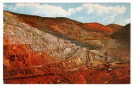 Bingham Copper Mine, Utah, USA Vintage Original Postcard # 1441 - 1960's VG