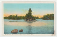Needles Eye, Thousand Islands, Ontario, Canada Vintage Original Postcard # 1479 - Post Marked April 29, 1948 - VG