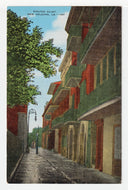 Pirates Alley, New Orleans, Louisiana, USA Vintage Original Postcard # 1481 - New - 1950's  VG