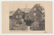 House of Seven Gables, Salem, Massachusetts, USA Vintage Original Postcard # 1482 - New - 1960's  VG