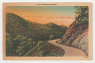 A Mountain Roadway, USA Vintage Original Postcard # 1485 - New - 1960's VG