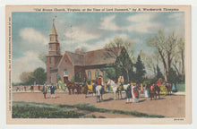 Load image into Gallery viewer, Old Bruton Church, Virginia, USA Vintage Original Postcard # 1494 - New - 1940's VG
