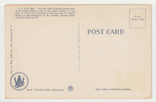 Load image into Gallery viewer, Post Office, Syracuse, New York, USA Vintage Original Postcard # 1496 - New - 1940's VG
