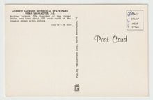 Load image into Gallery viewer, Andrew Jackson Historical State Park, Lancaster, South Carolina, USA - Vintage Original Postcard # 1514 - New - 1960's
