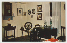 Load image into Gallery viewer, Herbert Hoover Birthplace, West Branch, Iowa, USA - Living Room - Vintage Original Postcard # 1515 - New - 1960's
