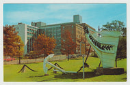 Bow of the Wolverine - 1st Iron Ship to Sail the Great Lakes, USA - Vintage Original Postcard # 1522 - New - 1960's