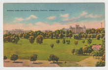 Load image into Gallery viewer, Masonic Home and Rickly Memorial Hospital, Springfield, Ohio, USA Vintage Original Postcard # 1530 - New - 1940's
