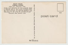 Load image into Gallery viewer, Mammoth Cave National Park, Kentucky, USA (Beauty Parlor Diamond) Vintage Original Postcard # 1534 - New - 1970's
