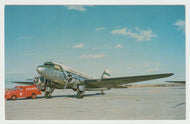 Ozark Air Lines - Douglas DC-3 Airplane - Denver, Colorado, USA Vintage Original Postcard # 1538 - New - 1980's