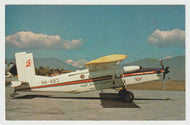 Royal Nepal Airplines - Pilatus PC-6 - B2-H2 Turbo-Porter - Airplane - USA Vintage Original Postcard # 1546 - New - 1980's