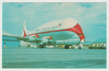 Load image into Gallery viewer, Super Guppy - Boeing Stratocruiser - Airplane - USA Vintage Original Postcard # 1547 - New - 1980's
