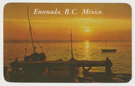 Bay of Ensenada, Baja, Mexico Vintage Original Postcard # 1550 - Post Marked 1979