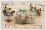 Easter Greetings Vintage Original Postcard # 1558 - Post Marked March 30, 1929