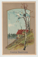 Easter Greetings Vintage Original Postcard # 1559 - New - Early 1900's