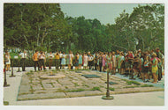 John F. Kennedy Grave, Arlington National Cemetery, Virginia, USA Vintage Original Postcard # 1601 - New - 1960's