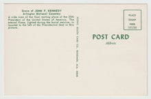 Load image into Gallery viewer, John F. Kennedy Grave, Arlington National Cemetery, Virginia, USA Vintage Original Postcard # 1601 - New - 1960's
