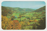 Catskill Mountains, (Delaware River Valley) New York, USA Vintage Original Postcard # 1603 - Post Marked April 24, 1959