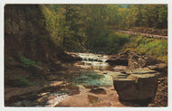 Catskill Mountains, (Kaaterskill Creek) New York, USA Vintage Original Postcard # 1604 - Post Marked August 7, 1962