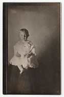Portrait of a Young Toddler - Girl (Unknown) Vintage Original Postcard # 1607 - New - Early 1900's