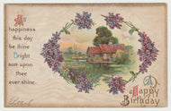 A Happy Birthday Vintage Original Postcard # 1611 - New - Early 1900's