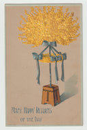 Many Happy Returns of the Day - Happy Birthday Vintage Original Postcard # 1613 - Post Marked 1906