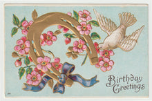 Load image into Gallery viewer, Birthday Greetings - Vintage Original Postcard # 1617 - Hand Written - Early 1900's
