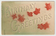 Birthday Greetings - Vintage Original Postcard # 1620 - Post Marked 1909