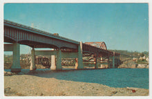 Load image into Gallery viewer, New Bridge between Tiverton, Rhode Island and Fall River, Massachusetts, USA Vintage Original Postcard # 1642 - New - 1970's
