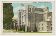 Consistory Auditorium, Coudersport, Pennsylvania, USA Vintage Original Postcard # 1673 - New - 1940's