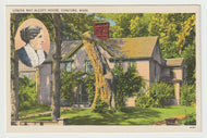 Louisa May Alcott House, Concord, Massachusetts, USA Vintage Original Postcard # 1681 - New - 1930's