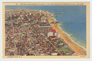 Atlantic City New Convention Hall and Piers, New Jersey, USA Vintage Original Postcard # 1683 - Post Marked May 21, 1942