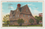 Pequot House, Salem, Massachusetts, USA Vintage Original Postcard # 1705 - Post Marked September 2, 1938