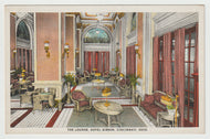 Hotel Gibson, Cincinnati, Ohio, USA (The Lounge) - Vintage Original Postcard # 1711 - New - 1920's