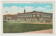 Woodward High School, Toledo, Ohio, USA - Vintage Original Postcard # 1714 - Post Marked October 13, 1932