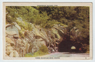 Shenandoah National Park - Tunnel on Skyline Drive, Virginia, USA - Vintage Original Postcard # 1718 - Post Marked September 6, 1947