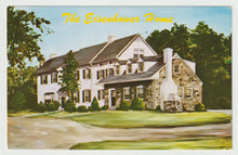 Load image into Gallery viewer, President Dwight D. Eisenhower's Home, Gettysburg, Pennsylvania, USA Vintage Original Postcard # 1763 - Post Marked July 11, 1968
