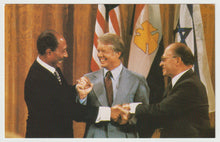 Load image into Gallery viewer, U.S. President Jimmy Carter - Peace in the Middle East, USA - Vintage Original Postcard # 1773 - New - 1978
