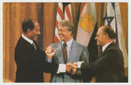 U.S. President Jimmy Carter - Peace in the Middle East, USA - Vintage Original Postcard # 1773 - New - 1980's