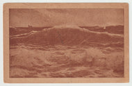 Ocean Breakers (Unknown) Vintage Original Postcard # 1780 - Post Marked January 2, 1909