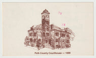 Polk County Courthouse, Dallas, Oregon, USA Vintage Original Postcard # 1782 - Hand Written 1970's