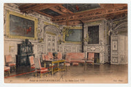 Palace of Fontainebleau, La Douce, France (Louis XIII Salon) Vintage Original Postcard # 1787 - New - 1950's